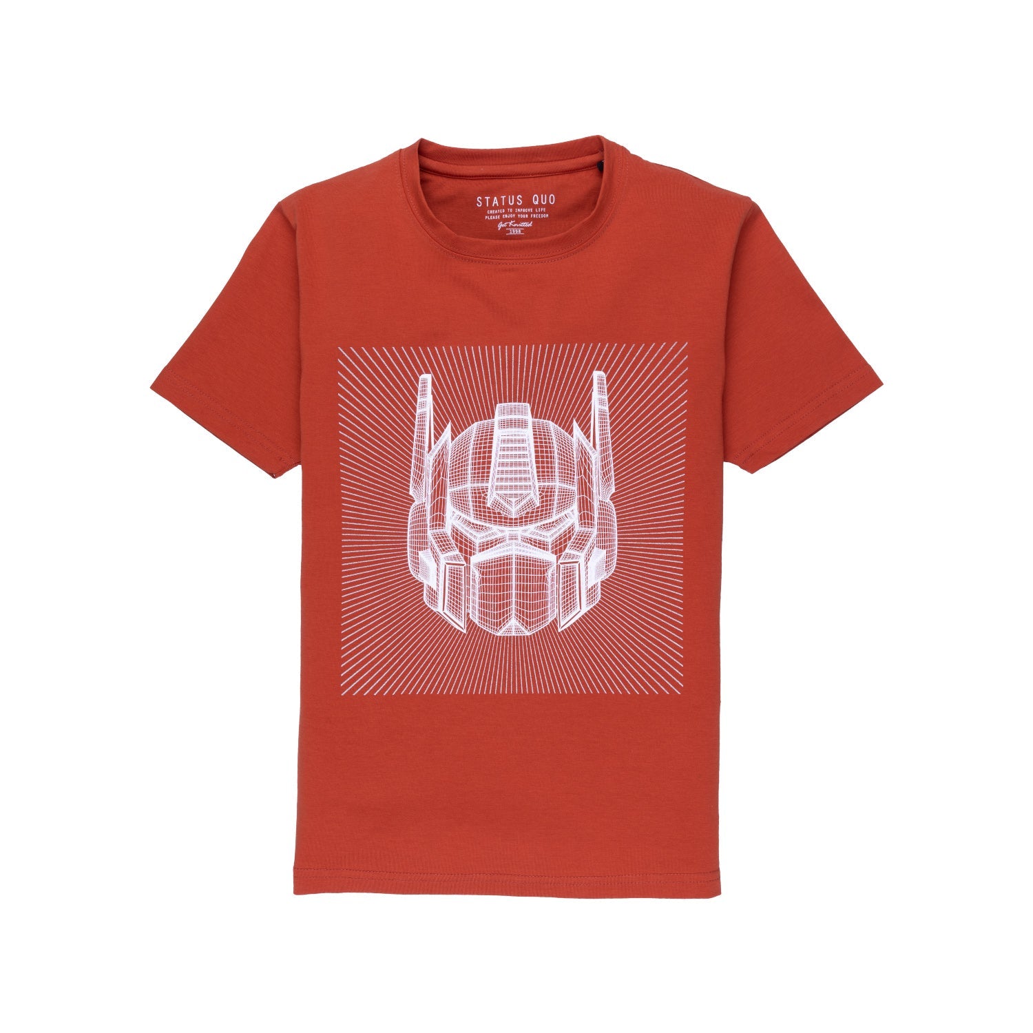 Status Quo |Kids Printed Transformers T-shirt - 4, 6, 8, 10, 12, 14, 16 Status Quo |Kids Printed Transformers T-shirt - 4, 6, 8, 10, 12, 14, 16