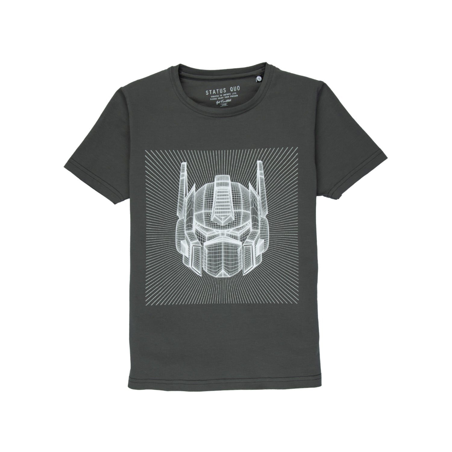 Status Quo |Kids Printed Transformers T-shirt - 4, 6, 8, 10, 12, 14, 16 Status Quo |Kids Printed Transformers T-shirt - 4, 6, 8, 10, 12, 14, 16