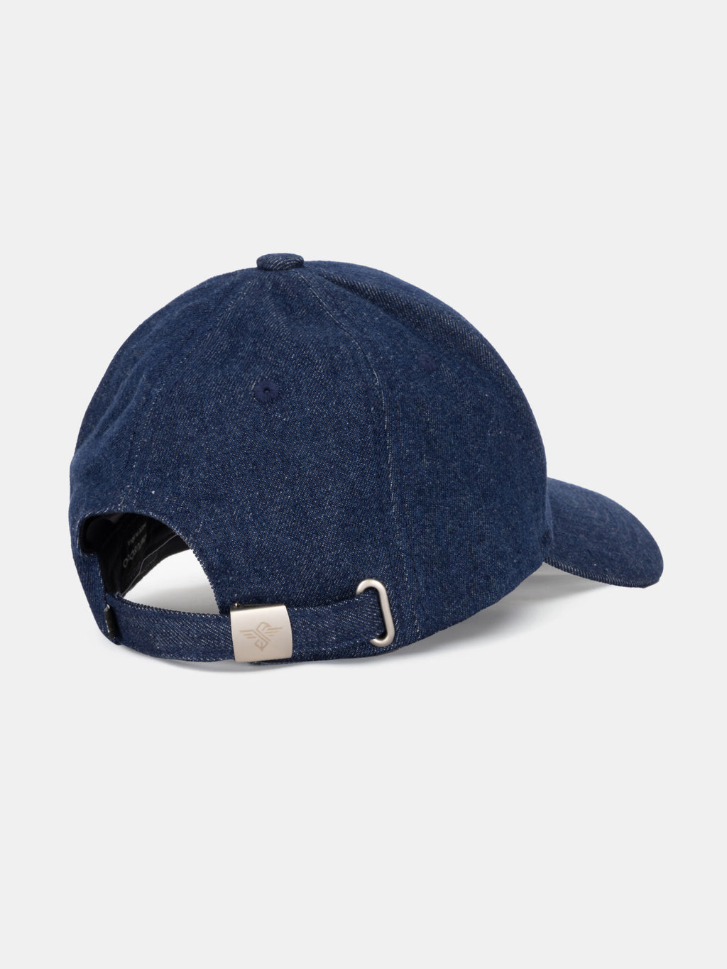 Status Quo Navy Denim Cap with Chevron Embroidery