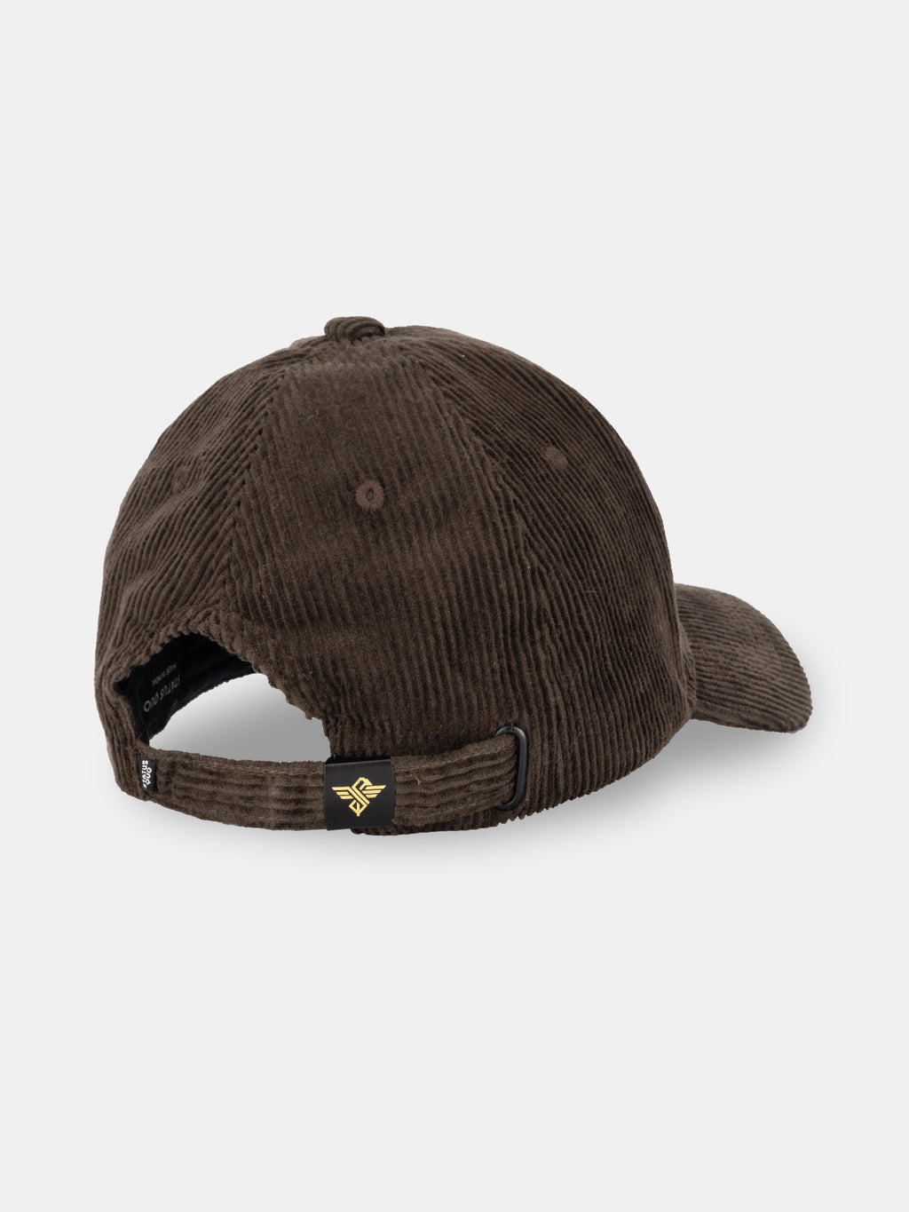 Status Quo Olive Corduroy Cap with Embroidered Logo