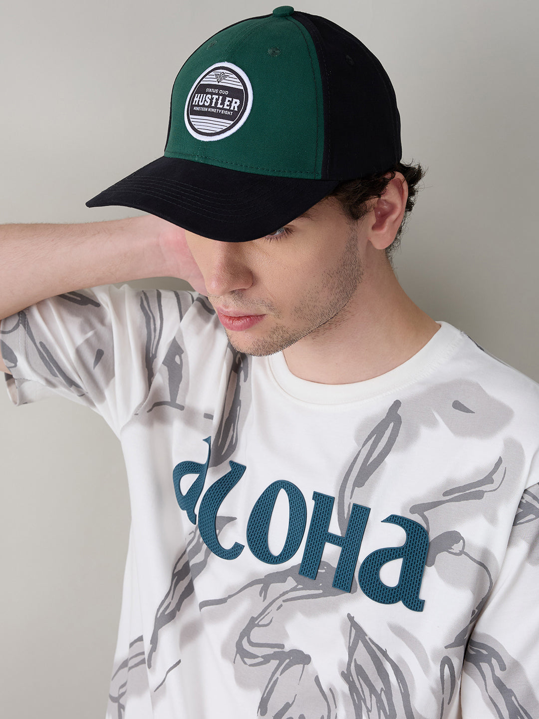 Status Quo Green & Black Trucker Cap with Hustler Patch