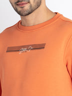 Men's Cotton Round Neck Pullover Sweatshirt