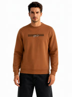 Men's Cotton Round Neck Pullover Sweatshirt