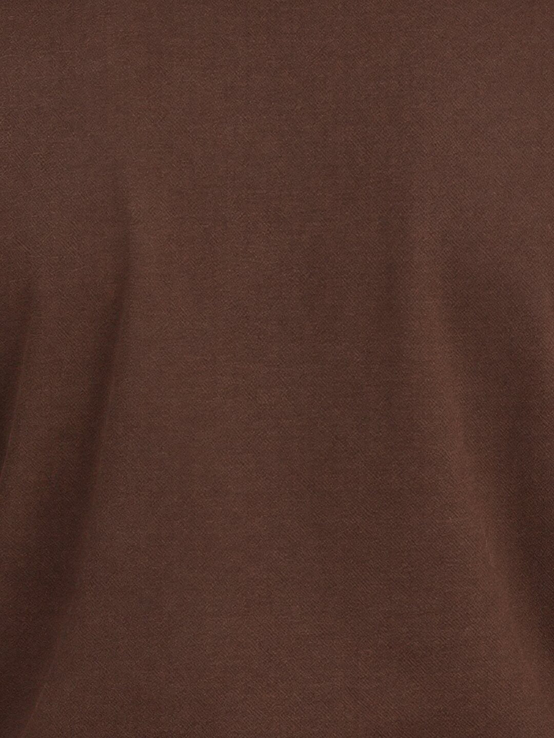 Mens Solid Round Neck Sweatshirt