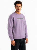 Men's Cotton Round Neck Pullover Sweatshirt