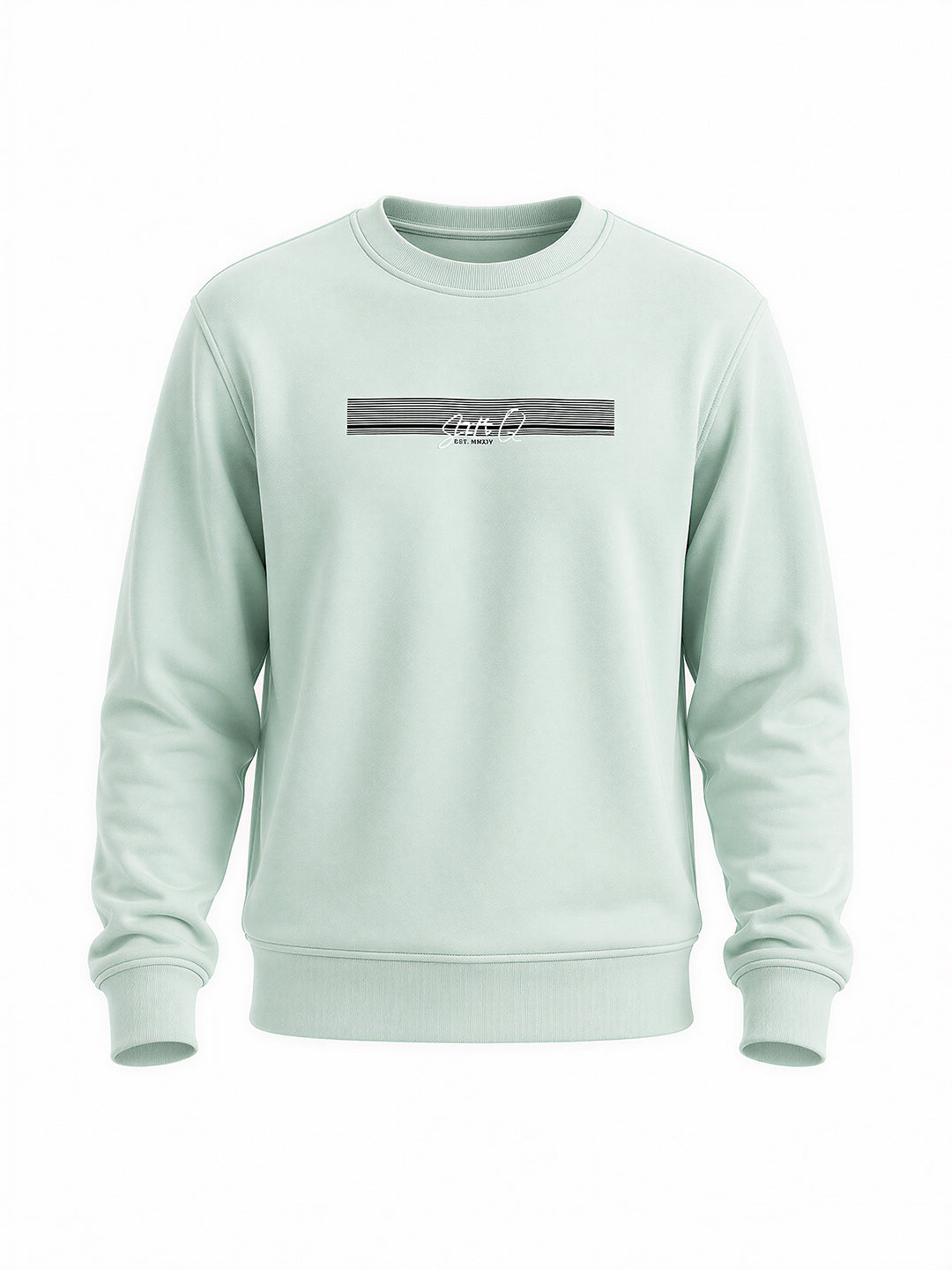 Men's Cotton Round Neck Pullover Sweatshirt