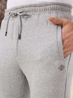 Status Quo Men's Solid Regular Fit Fleece Jogger with Drawstring Waist