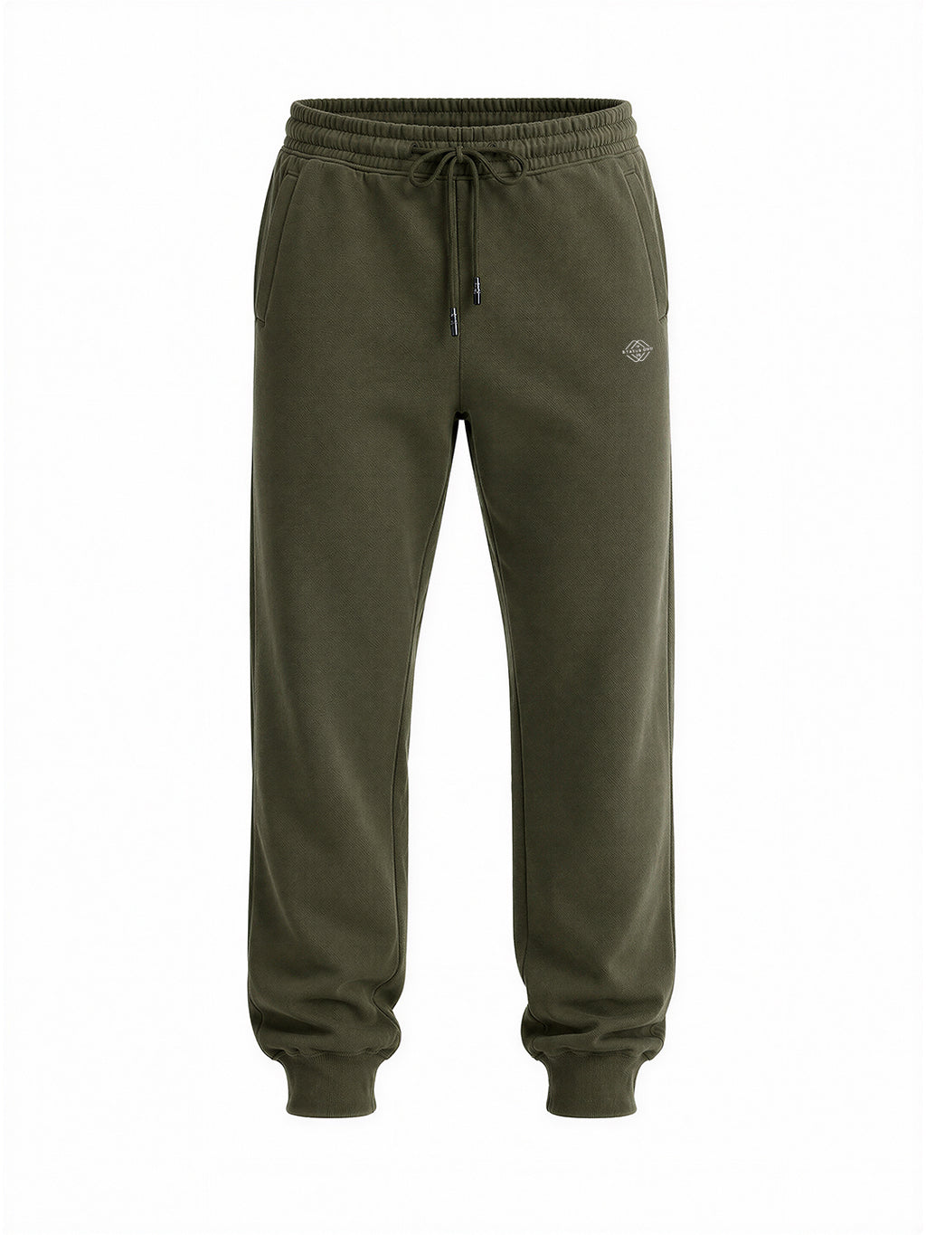 Solid Regular Fit Fleece Jogger with Drawstring Waist