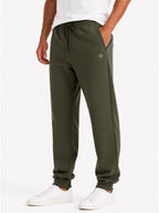 Solid Regular Fit Fleece Jogger with Drawstring Waist