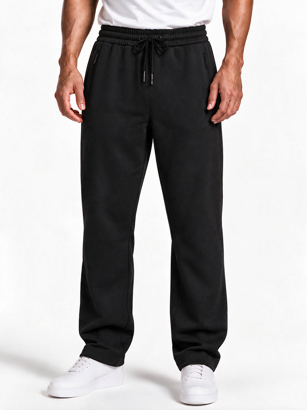 Regular Fit Track Pants with Logo Print