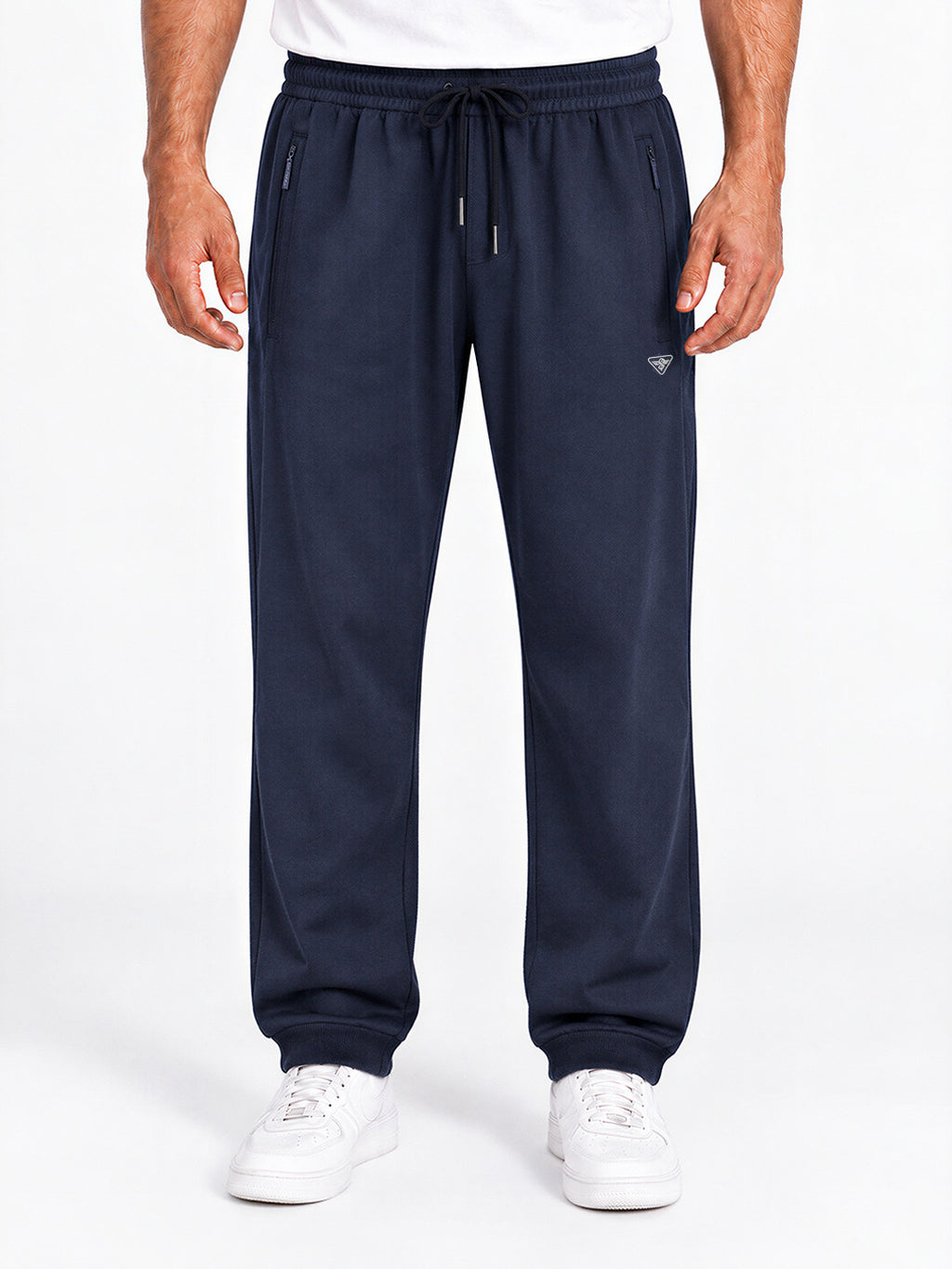 Regular Fit Track Pants with Logo Print