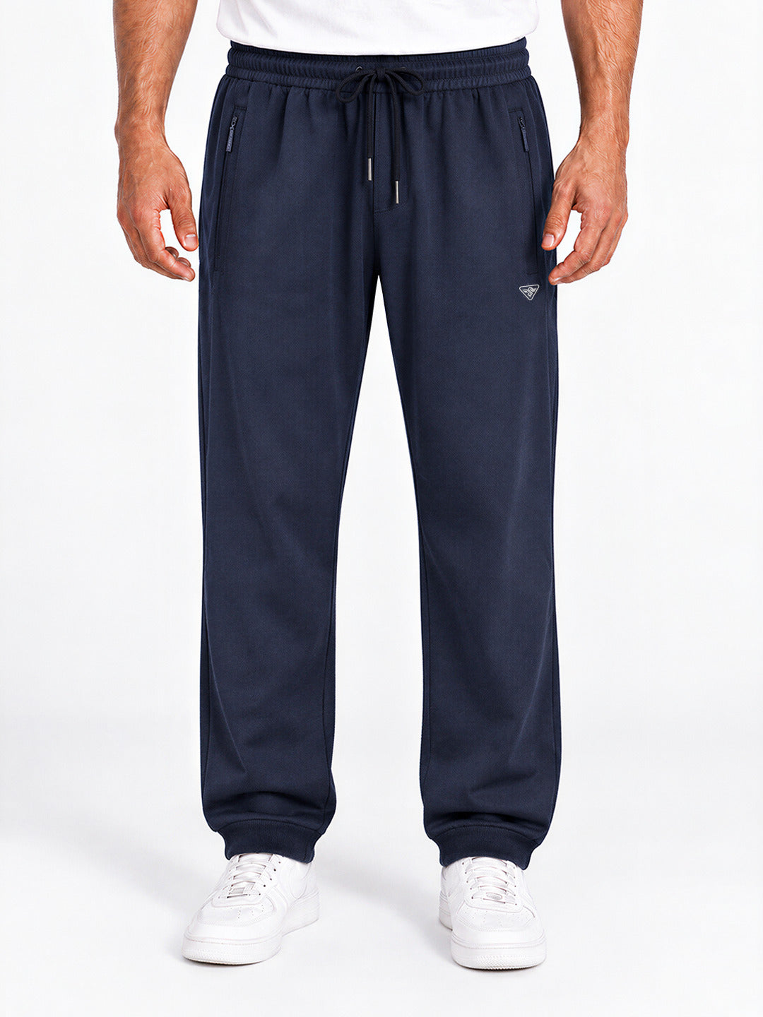 Regular Fit Track Pants with Logo Print