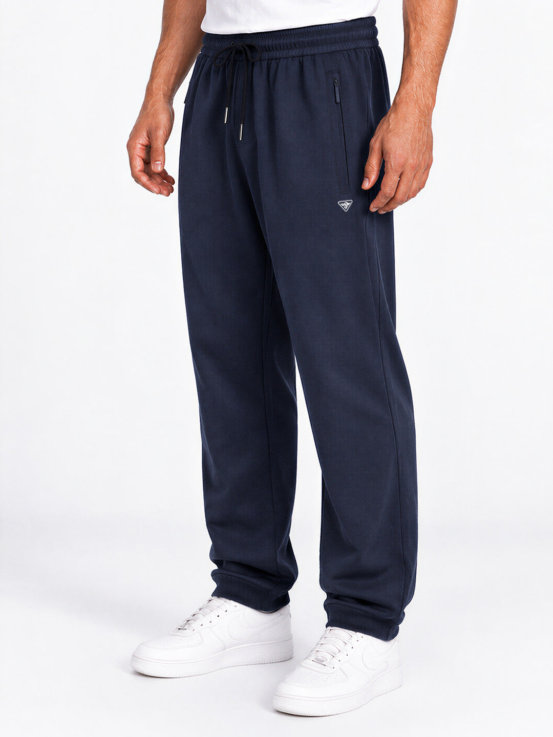 Regular Fit Track Pants with Logo Print