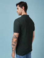 Men's Solid Polo Neck Half Sleeves T-shirts
