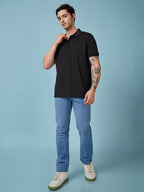 Men's Solid Polo Neck Half Sleeves T-shirts