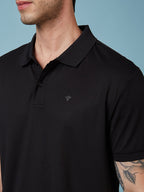 Men's Solid Polo Neck Half Sleeves T-shirts