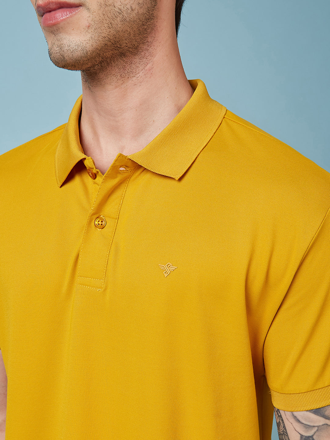 Men's Solid Polo Neck Half Sleeves T-shirts