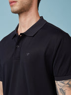 Men's Solid Polo Neck Half Sleeves T-shirts