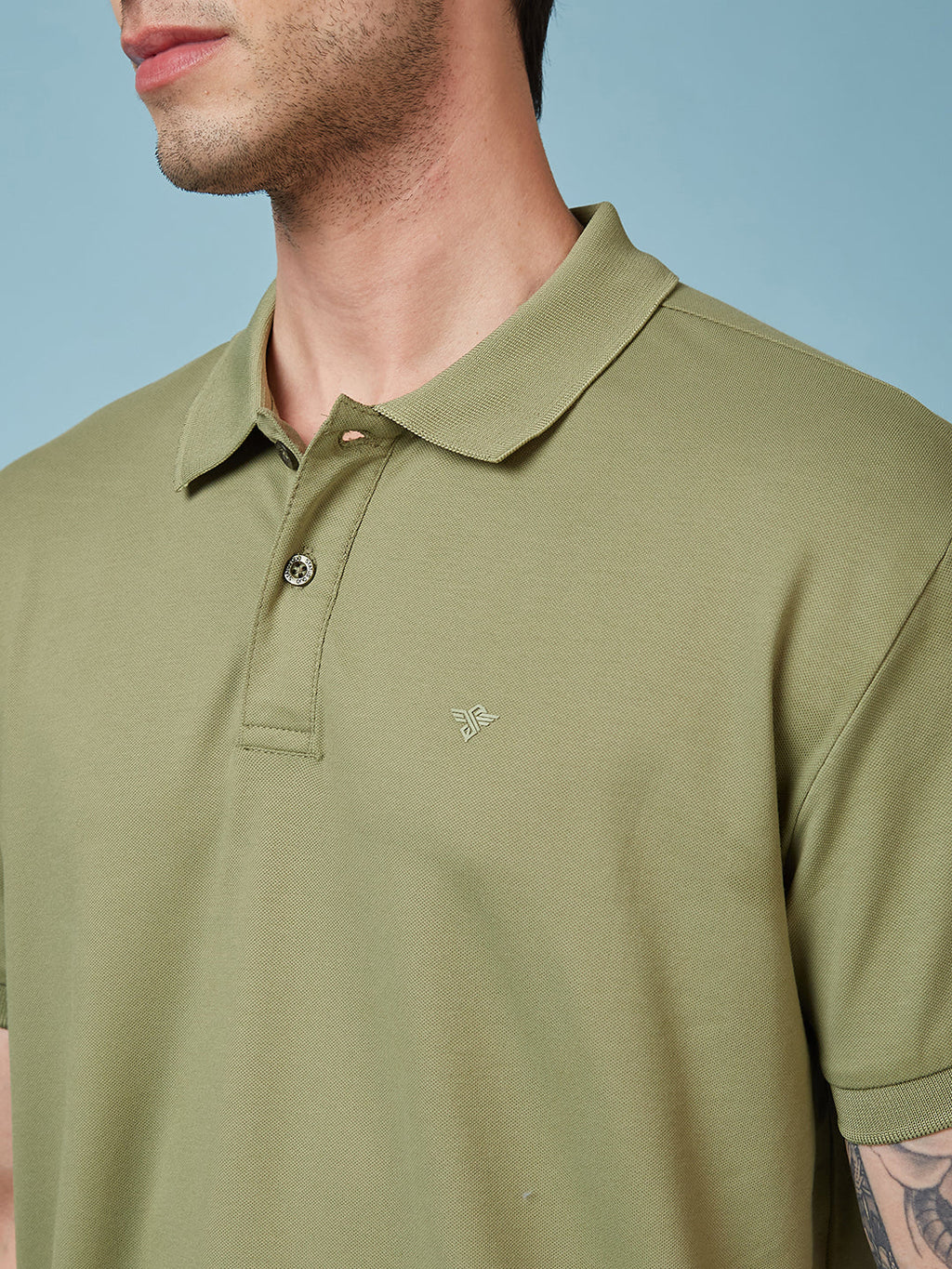 Men's Solid Polo Neck Half Sleeves T-shirts