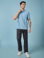 Men's Solid Polo Neck Half Sleeves T-shirts