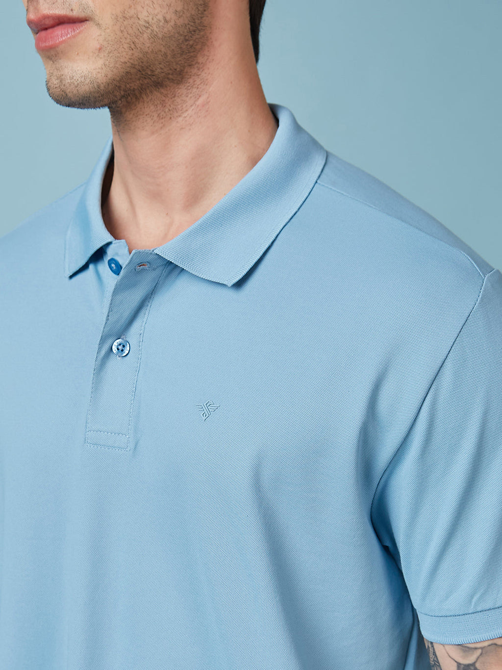 Men's Solid Polo Neck Half Sleeves T-shirts