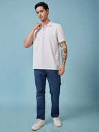 Men's Solid Polo Neck Half Sleeves T-shirts