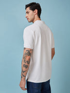 Men's Solid Polo Neck Half Sleeves T-shirts