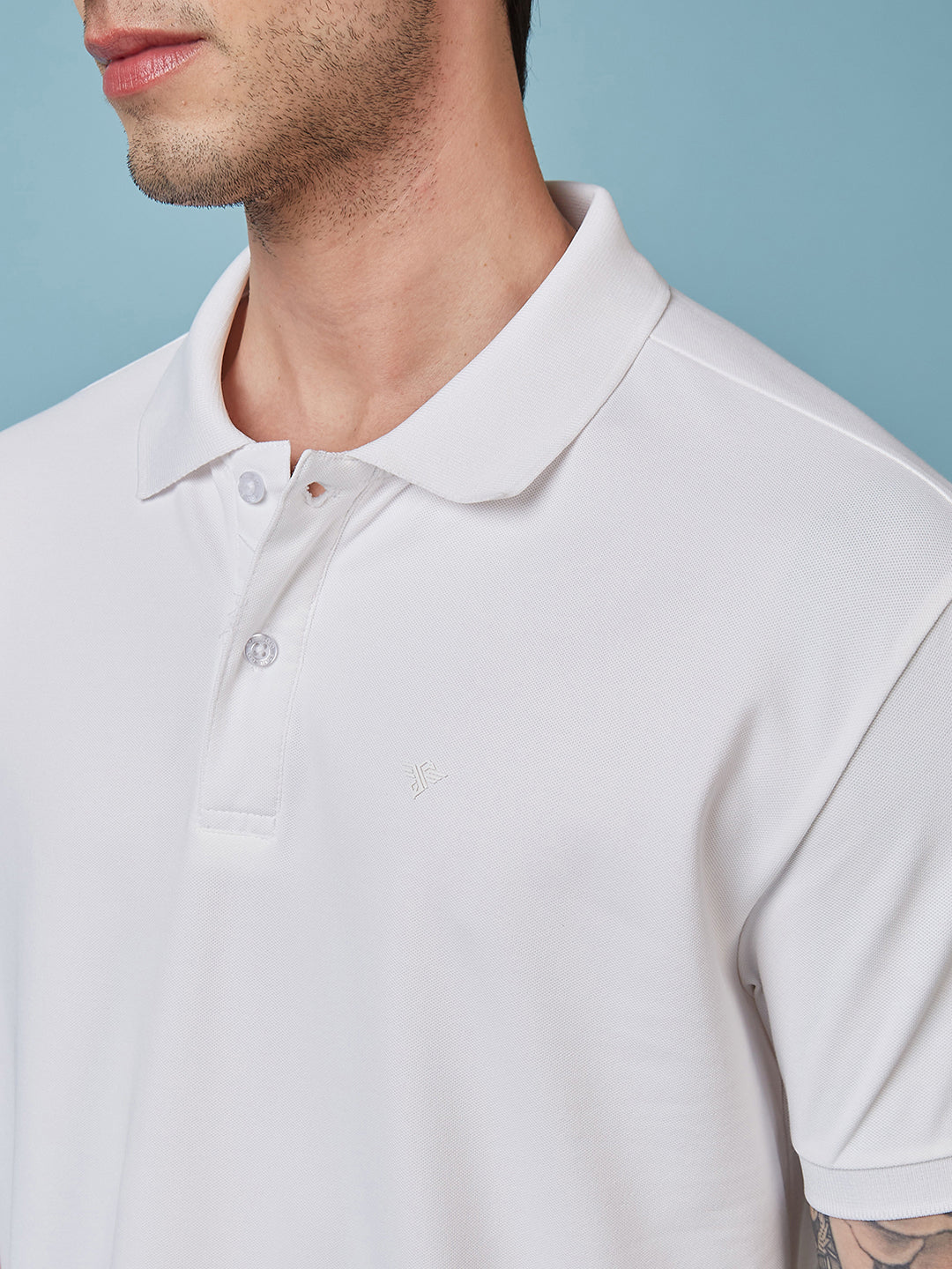 Men's Solid Polo Neck Half Sleeves T-shirts