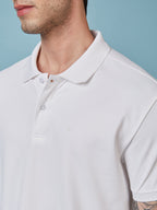 Men's Solid Polo Neck Half Sleeves T-shirts