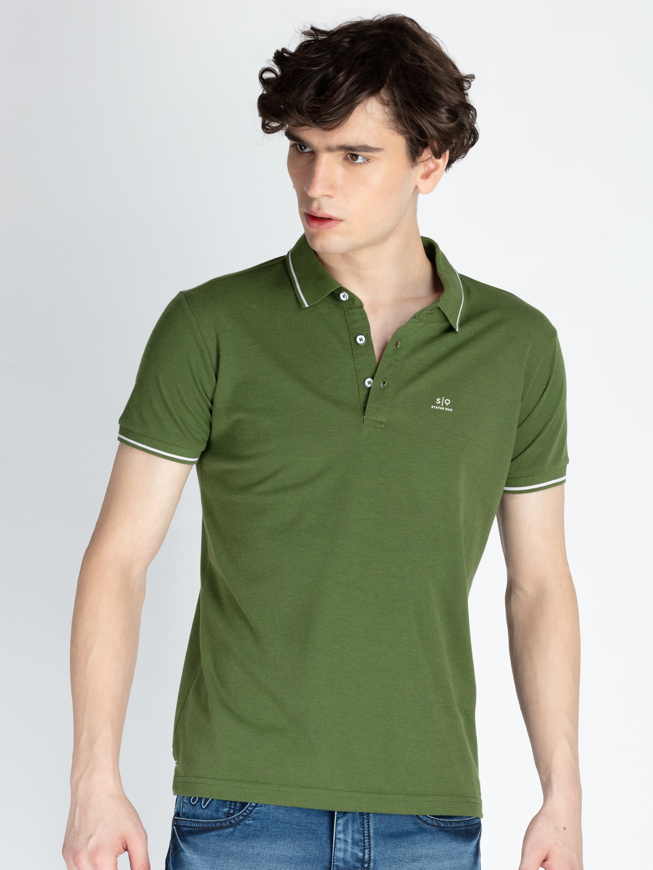Status Quo |Men's Printed Polo T-shirt - S, M, L, XL, XXL Main image