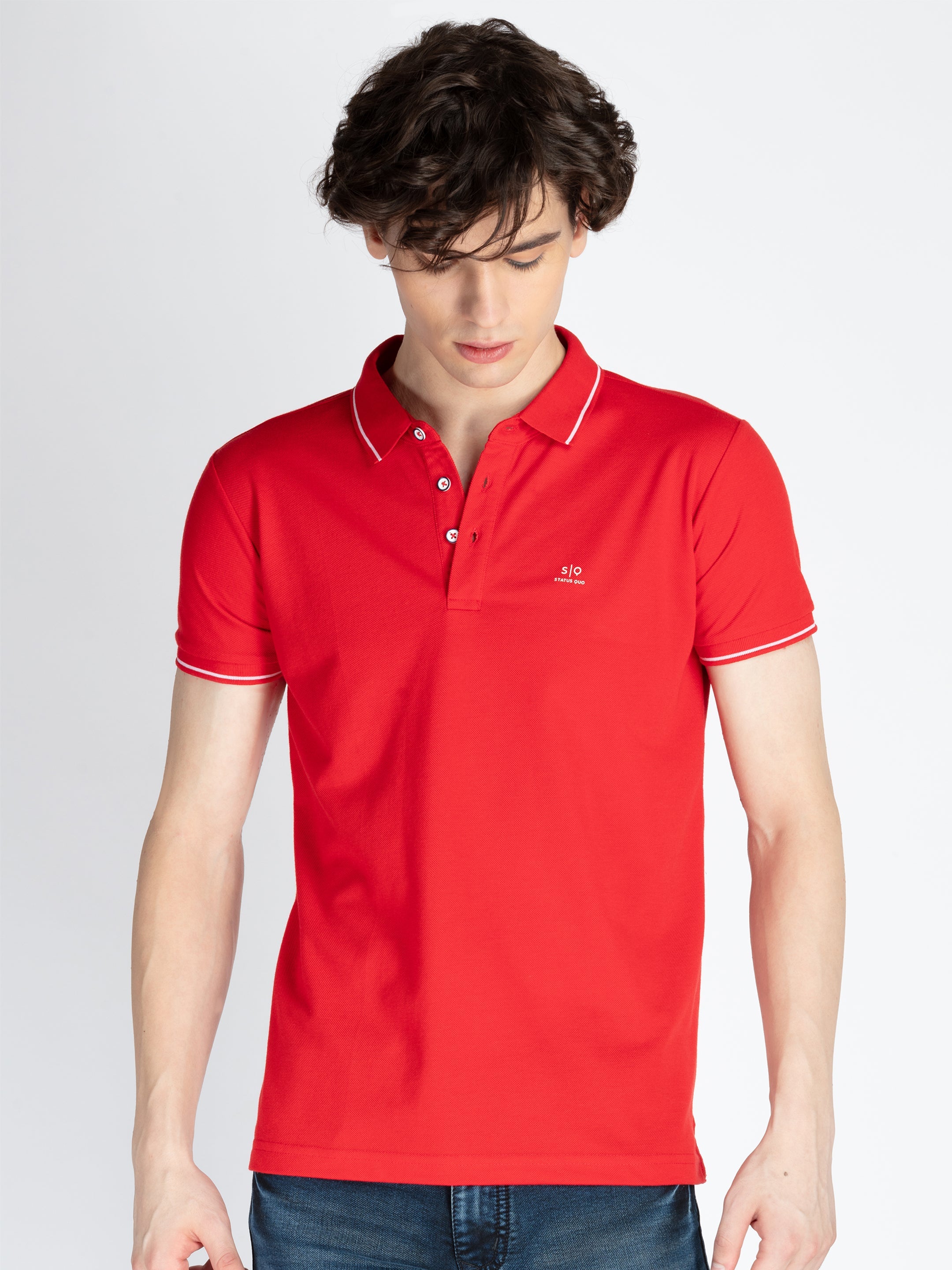 Status Quo |Men's Printed Polo T-shirt - S, M, L, XL, XXL Main image