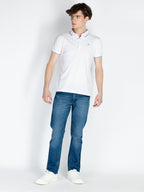 Mens Solid Regular Fit Polo T-Shirt