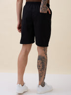Men's Solid Basic Regular Fit Drawstring Shorts