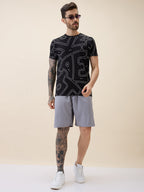 Men's Solid Basic Regular Fit Drawstring Shorts