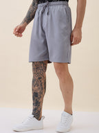Men's Solid Basic Regular Fit Drawstring Shorts
