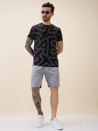 Men's Solid Basic Regular Fit Drawstring Shorts