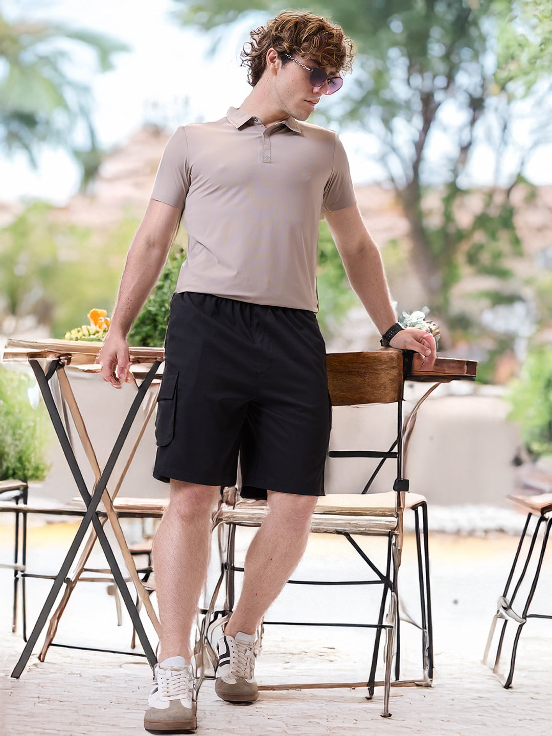 Status Quo |Men's Short Plus Size- 3XL, 4XL, 5XL