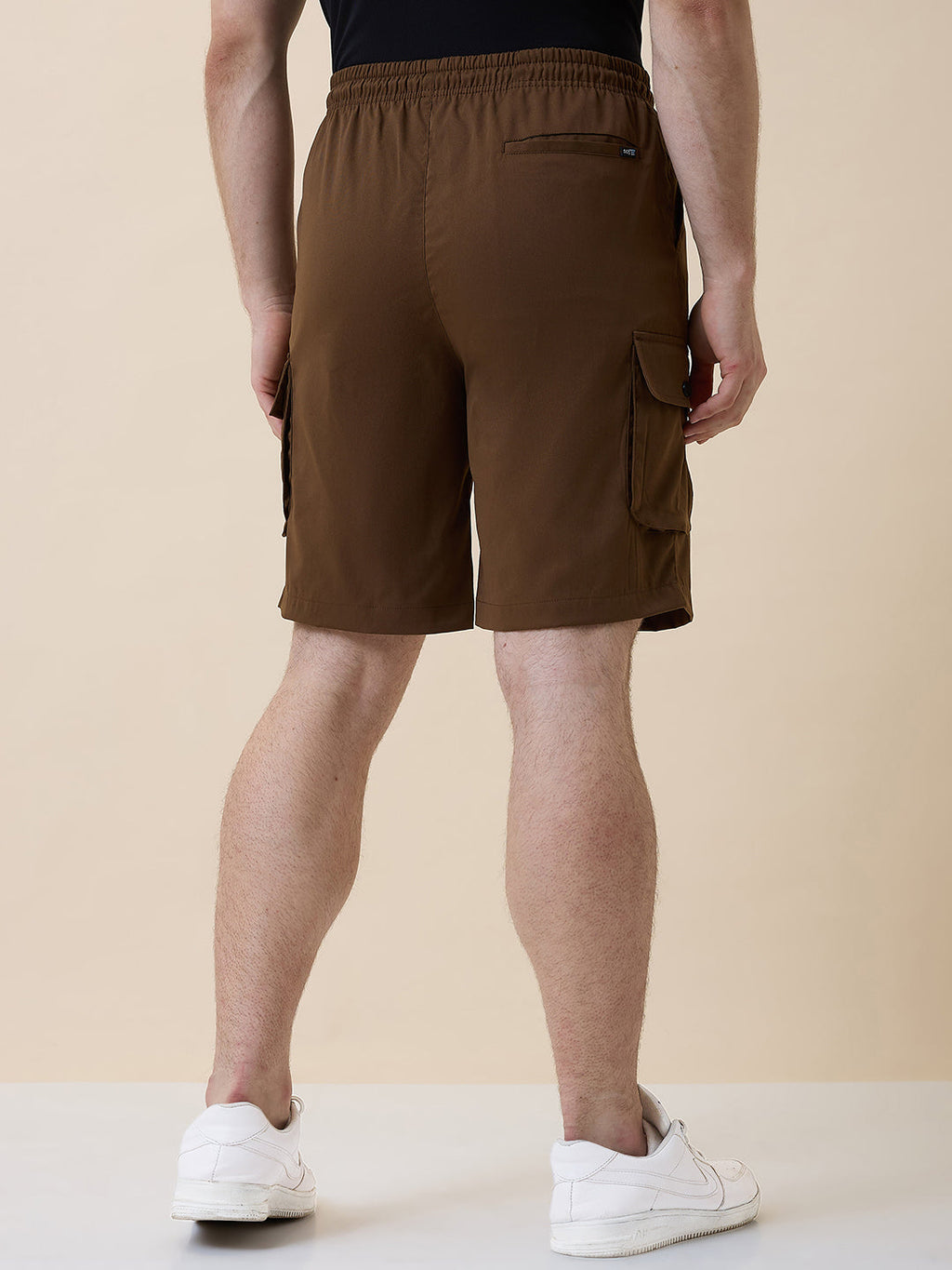Men's Solid Regular Fit Drawstring Short