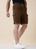 Men's Solid Regular Fit Drawstring Short