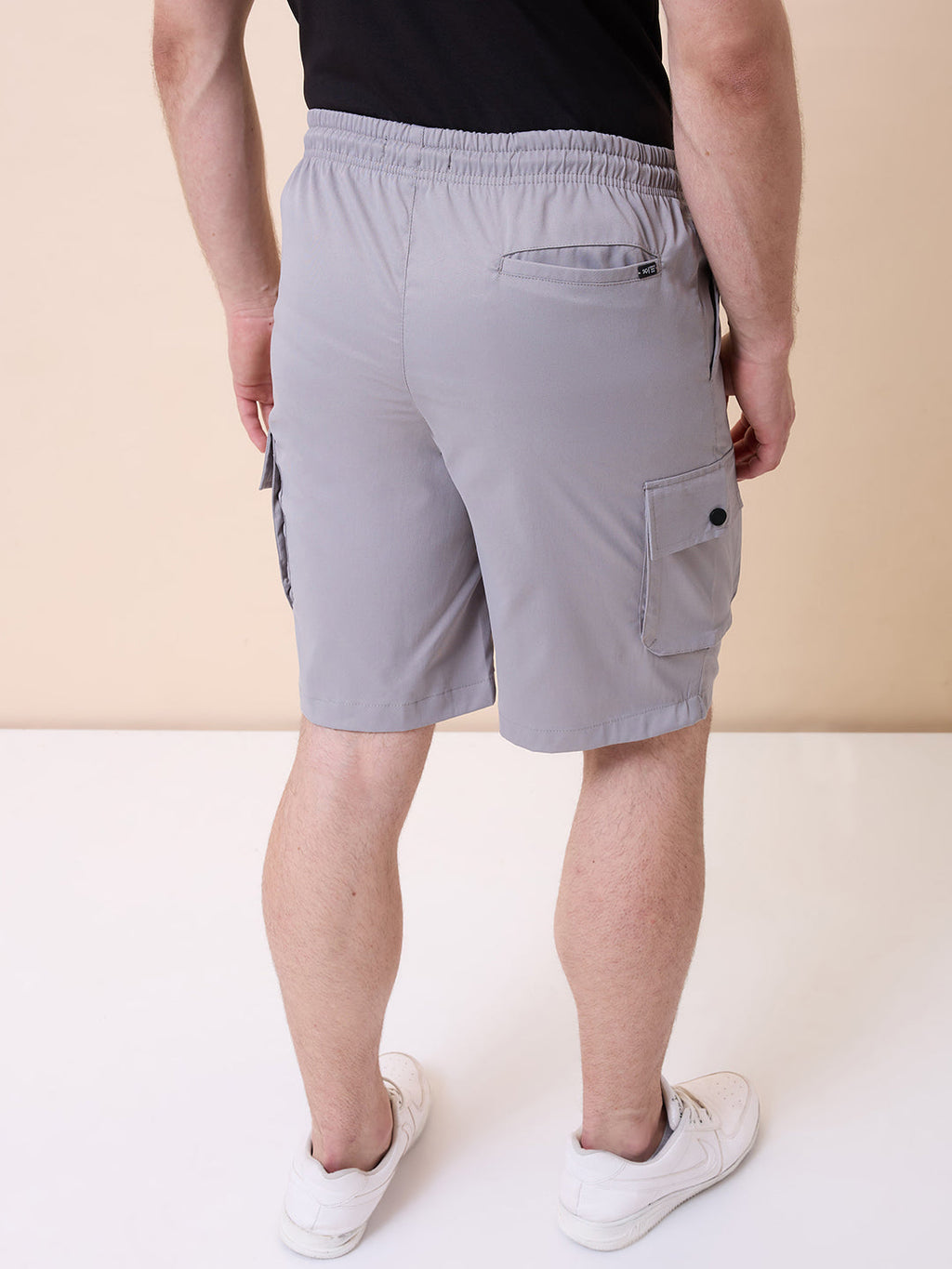 Men's Solid Regular Fit Drawstring Short