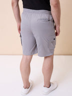 Men's Solid Regular Fit Drawstring Short