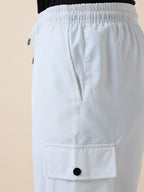 Men's Solid Regular Fit Drawstring Short