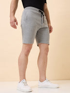 Men's Solid Basic Regular Fit Drawstring Shorts