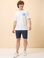 Men's Solid Basic Regular Fit Drawstring Shorts