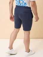 Men's Solid Basic Regular Fit Drawstring Shorts