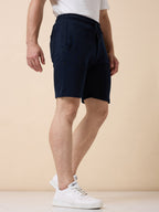 Men's Solid Basic Regular Fit Drawstring Shorts