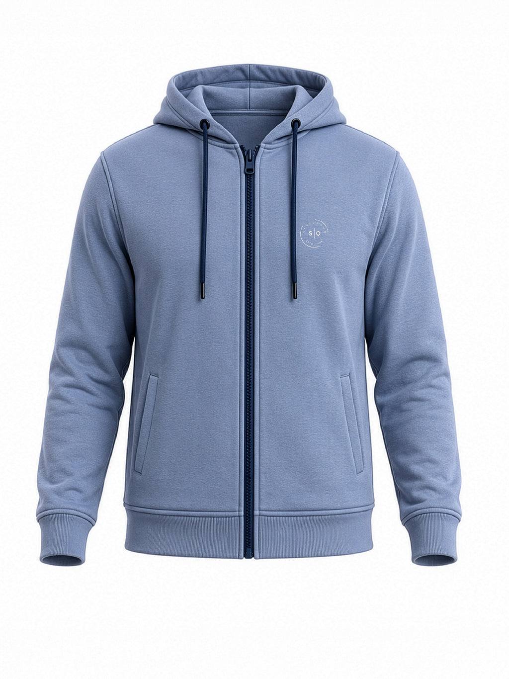 Men Solid Hooded Sweatshirt
