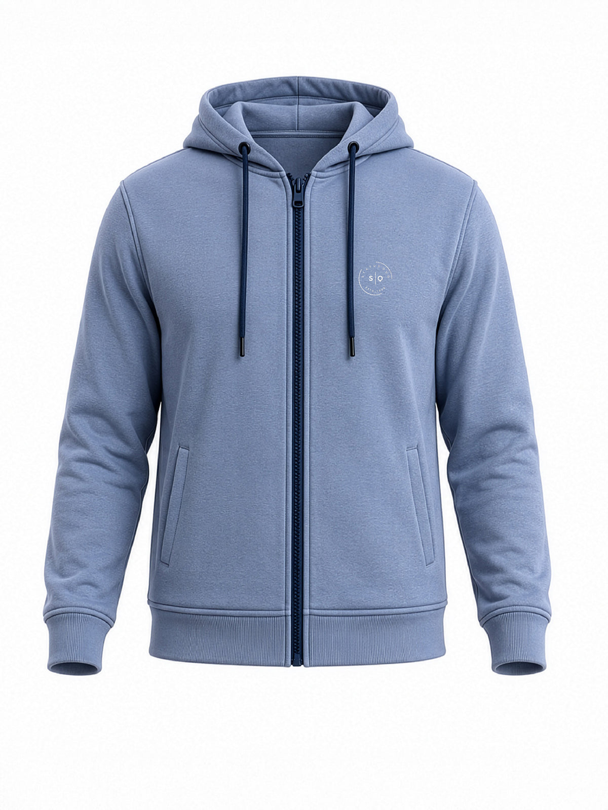 Men Solid Hooded Sweatshirt