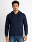 Men Solid Hooded Sweatshirt