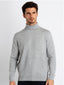 Mens Solid High Neck Sweater